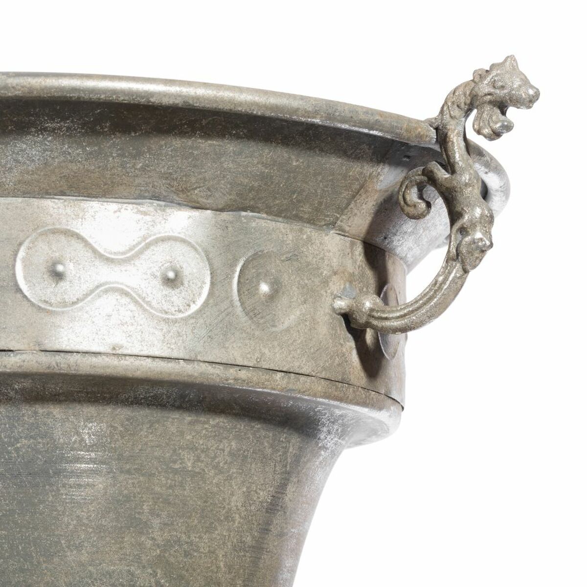 Vase 52 x 42,5 x 60 cm Metall Sølv